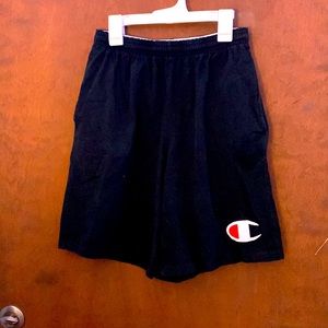 Champion Black Gym Short Set